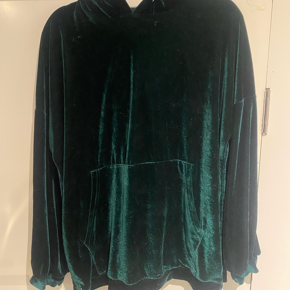 Zara velvet hoodie